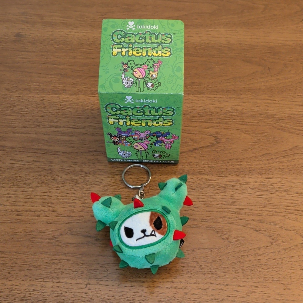 Tokidoki Cactus Friends Plush Keychain Cactus Dog Bag Charm
